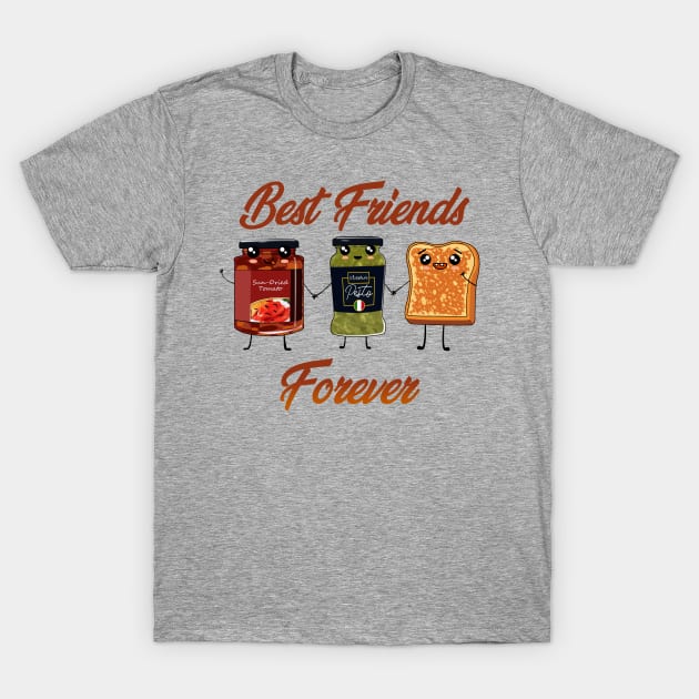 Best Friends Forever - Foodlover T-Shirt by Polomaker